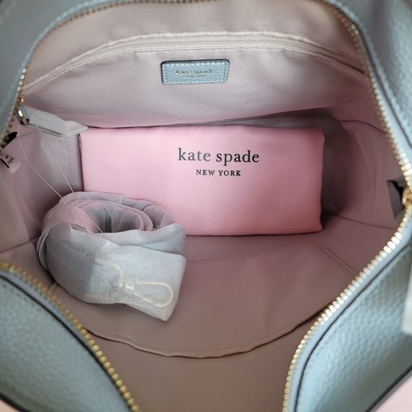 KATE SPADE Hudson Pebbled Leather Large Hobo Bag- Ocean Beach color 🎈$198.⭐ - Picture 12 of 16